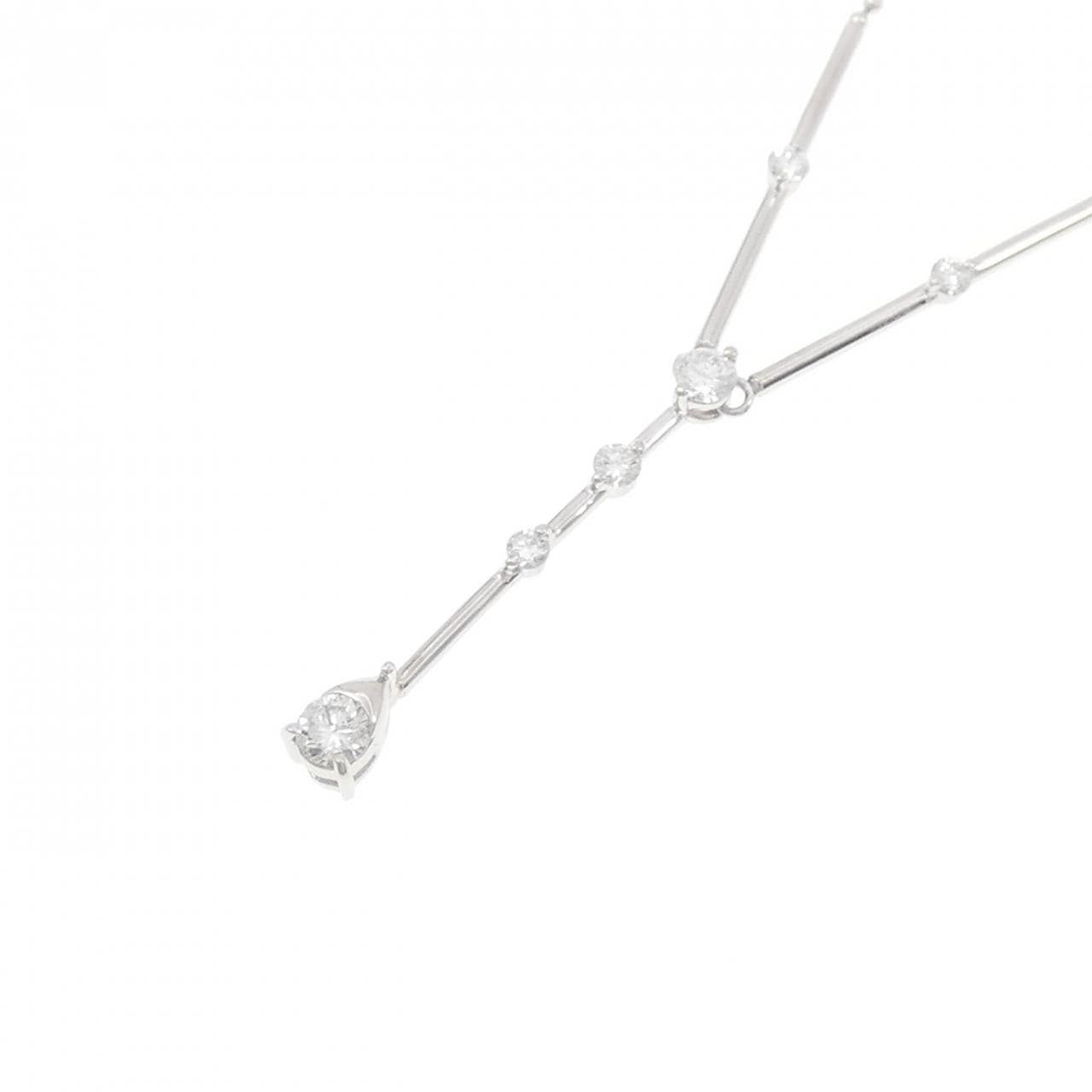 PT900/PT850 ダイヤモンド ネックレス 0.50CT