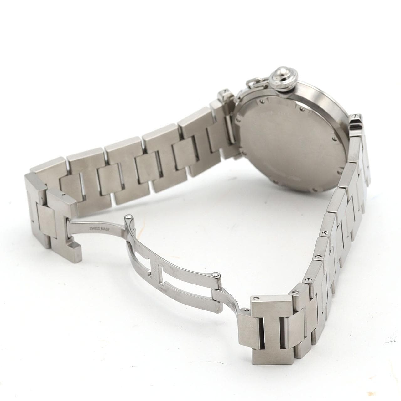 カルティエ パシャC GMT W31029M7 SS 自動巻