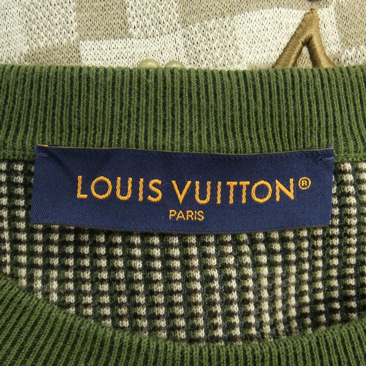 ルイヴィトン LOUIS VUITTON ダモフラージュコットンプルオーバー HQN72WAUR ニット