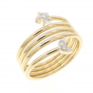 ポンテヴェキオ スター×ムーン ダイヤモンド リング 0.06CT