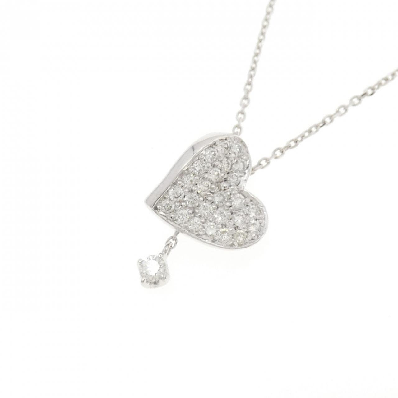 ヴァンドーム ハート ダイヤモンド ネックレス 0.30CT
