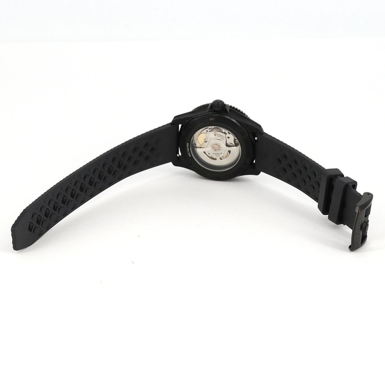 ティソ シースター1000パワーマティック80 PVD T120.807.37.041.00 SS 自動巻