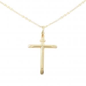 750YG クロス ネックレス