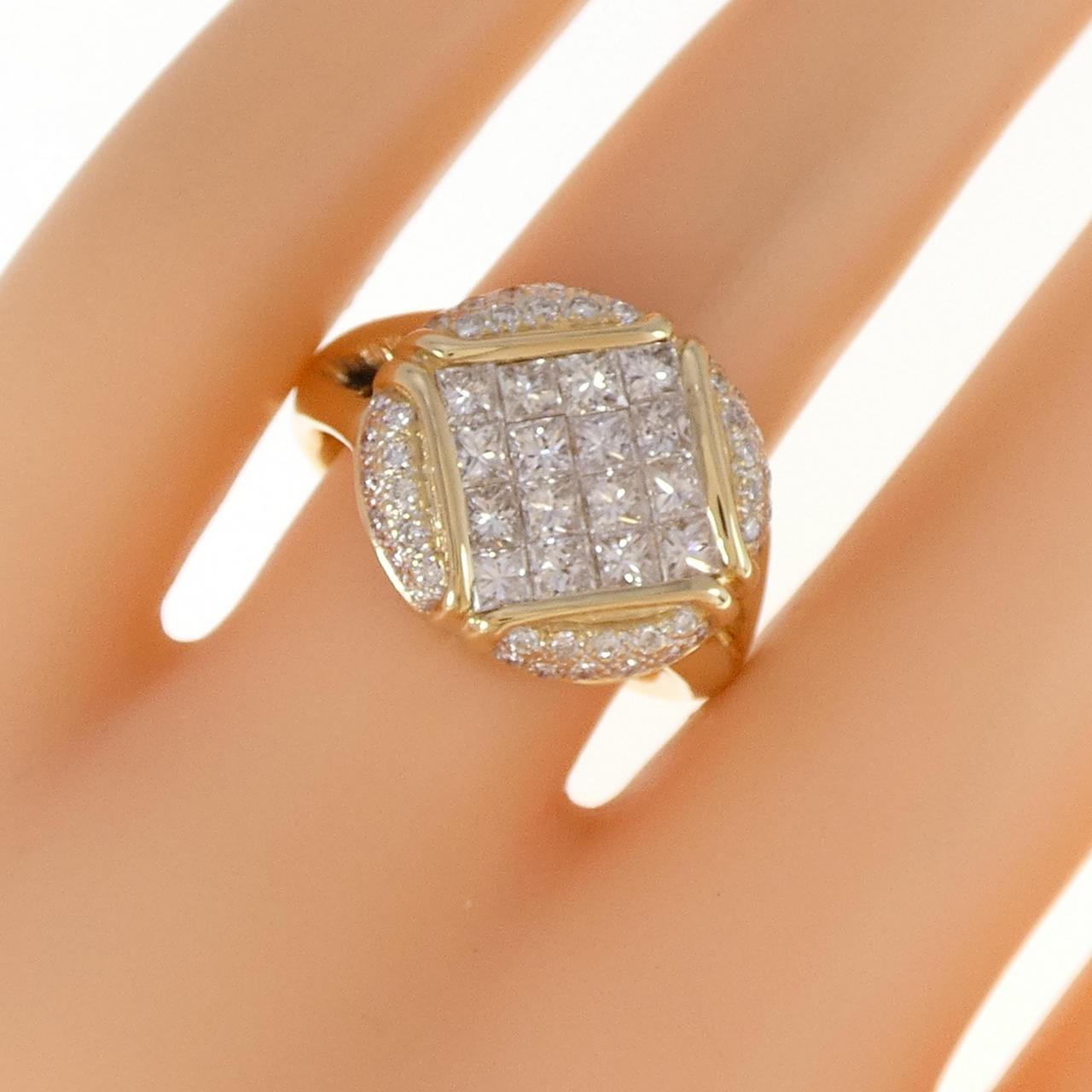 K18YG ダイヤモンド リング 1.25CT