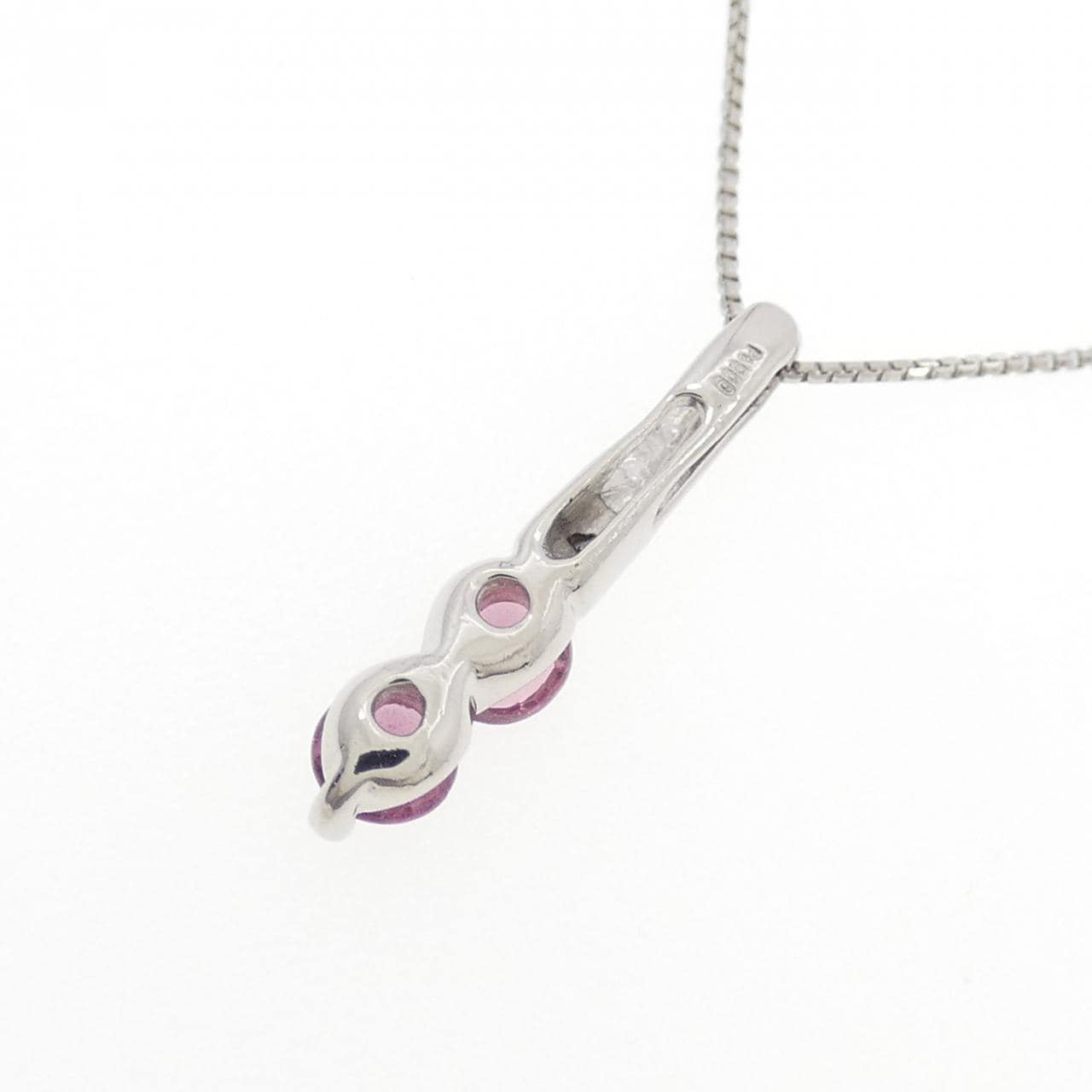 PT900/PT850 ガーネット ネックレス