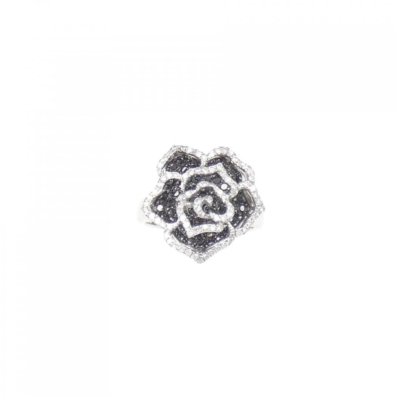 K18WG/K18BG ローズ ダイヤモンド リング 1.00CT