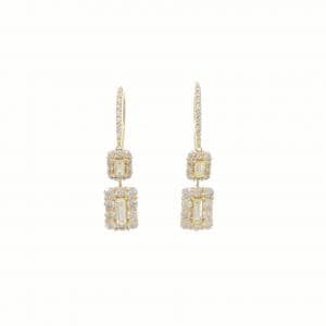 【新品】K18YG ダイヤモンド ピアス 1.30CT