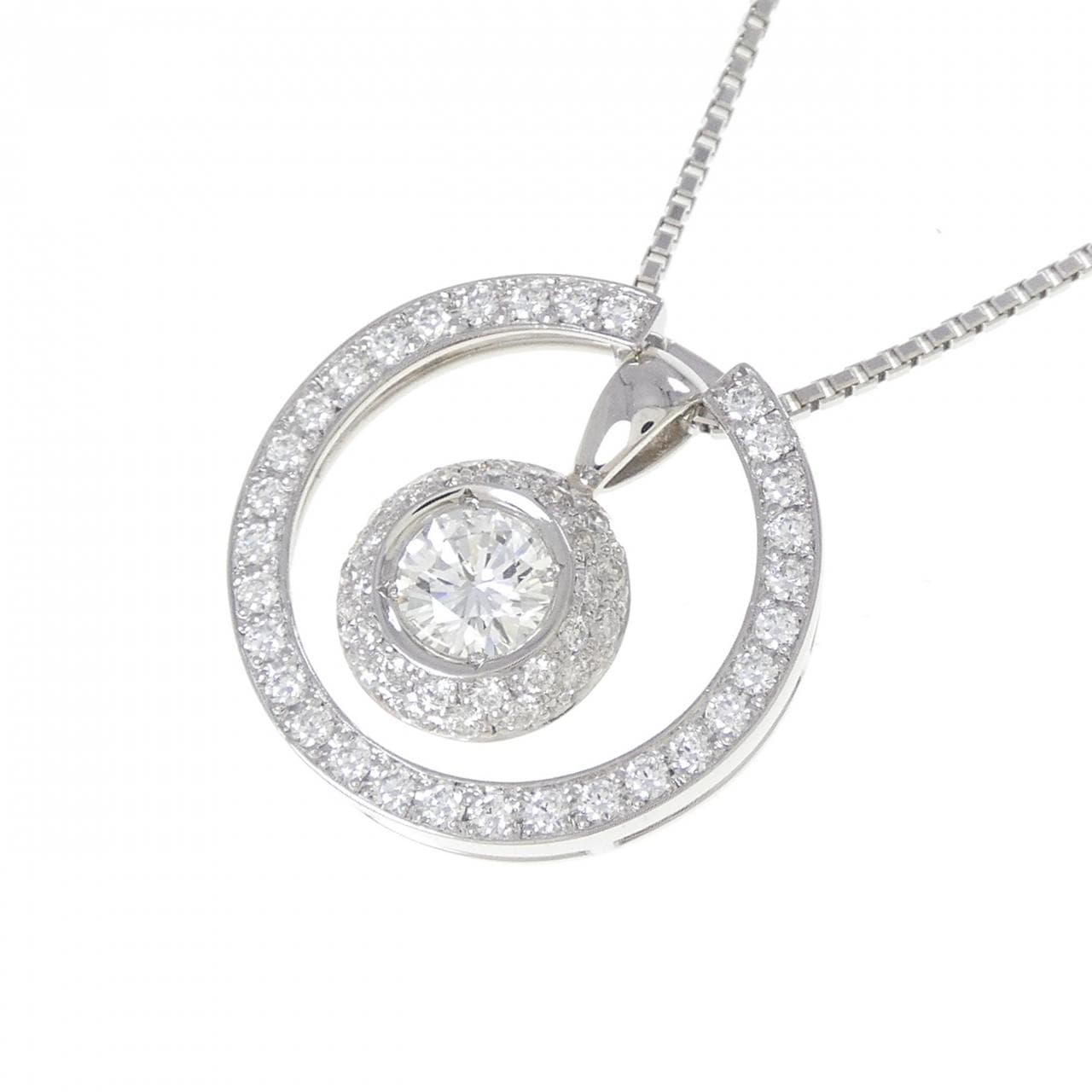 PT900/PT850 双向钻石项链 0.510克拉 H色 VS2净度 良好