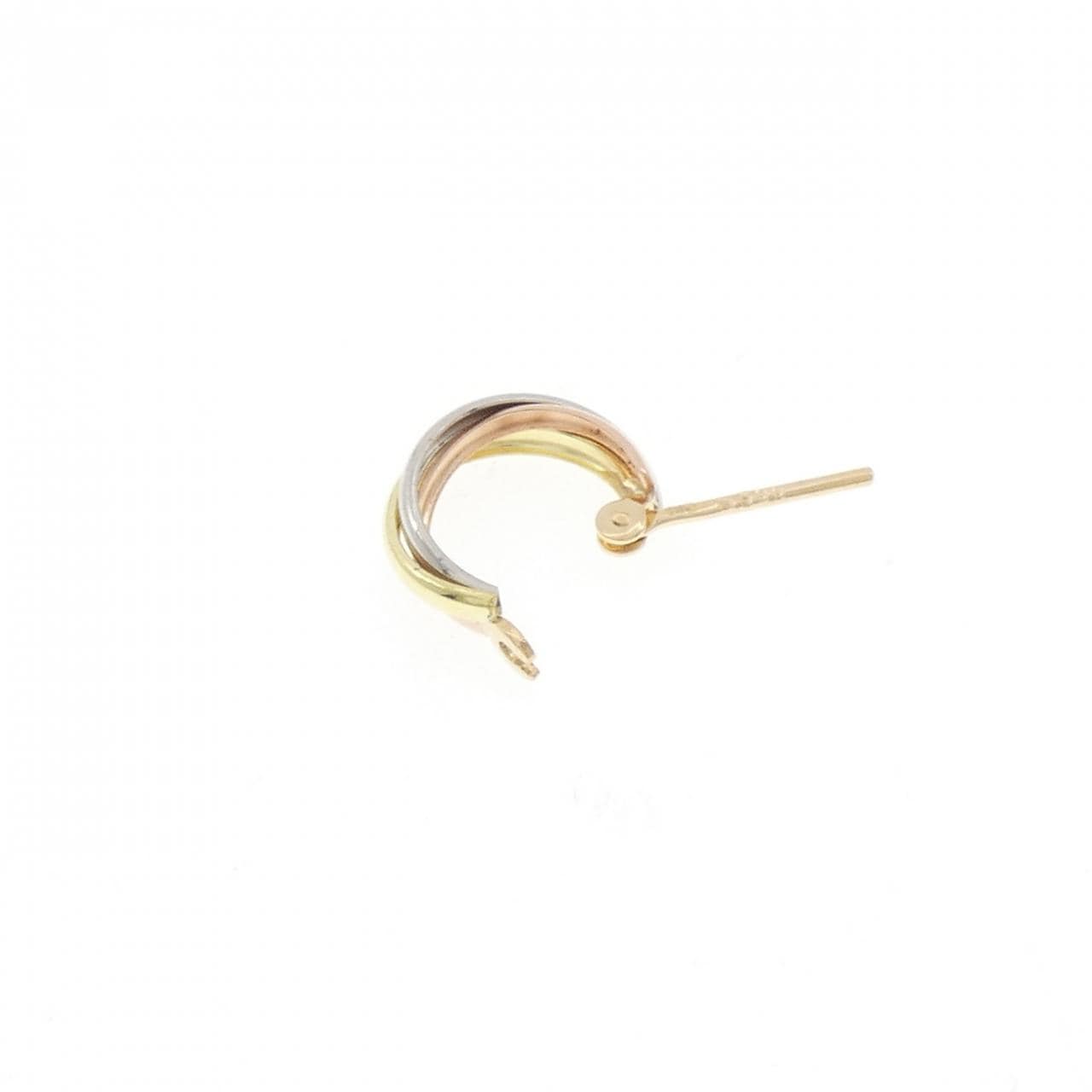 K18YG/PT900/K18PG ピアス 片耳