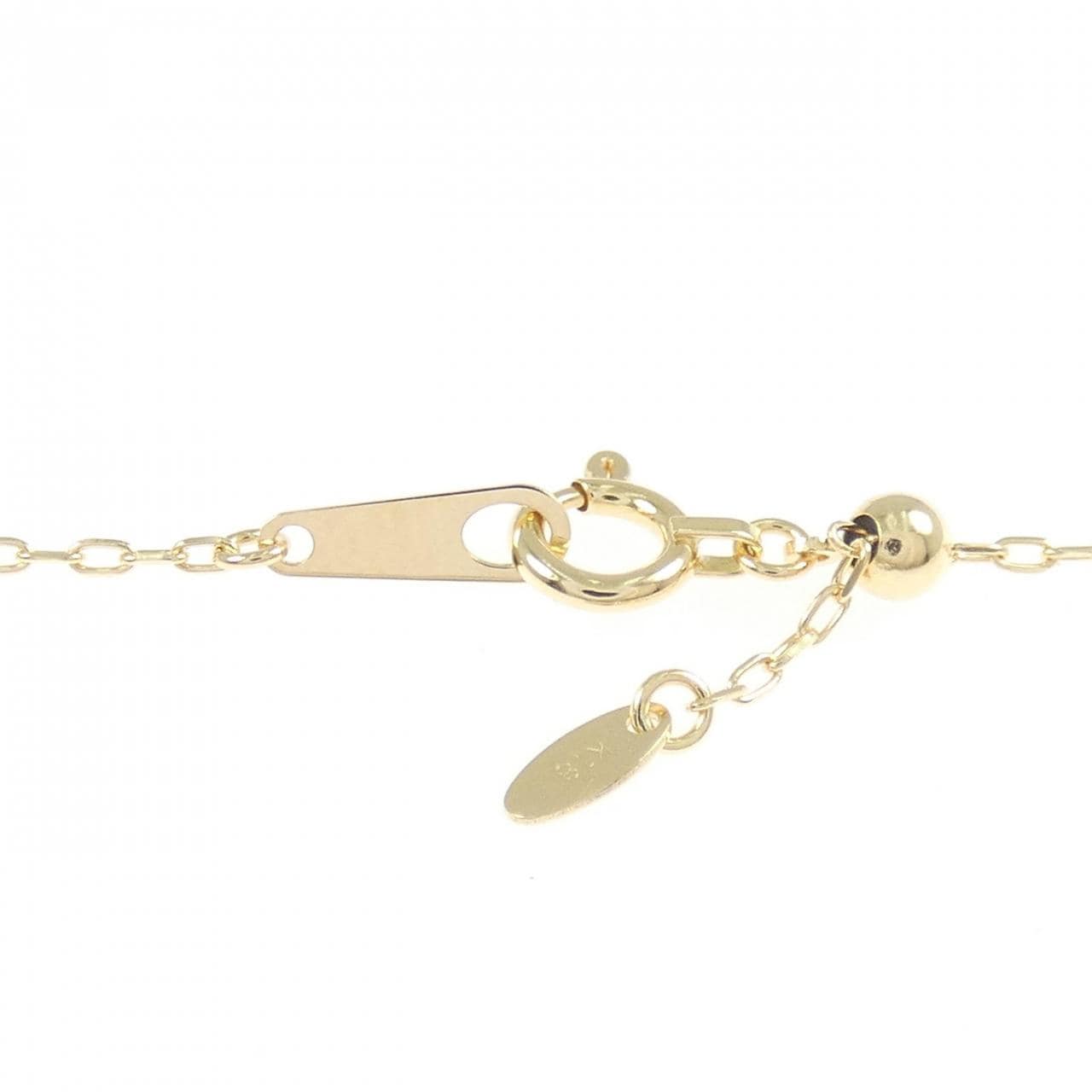 K18YG オンプ ダイヤモンド ネックレス 0.10CT