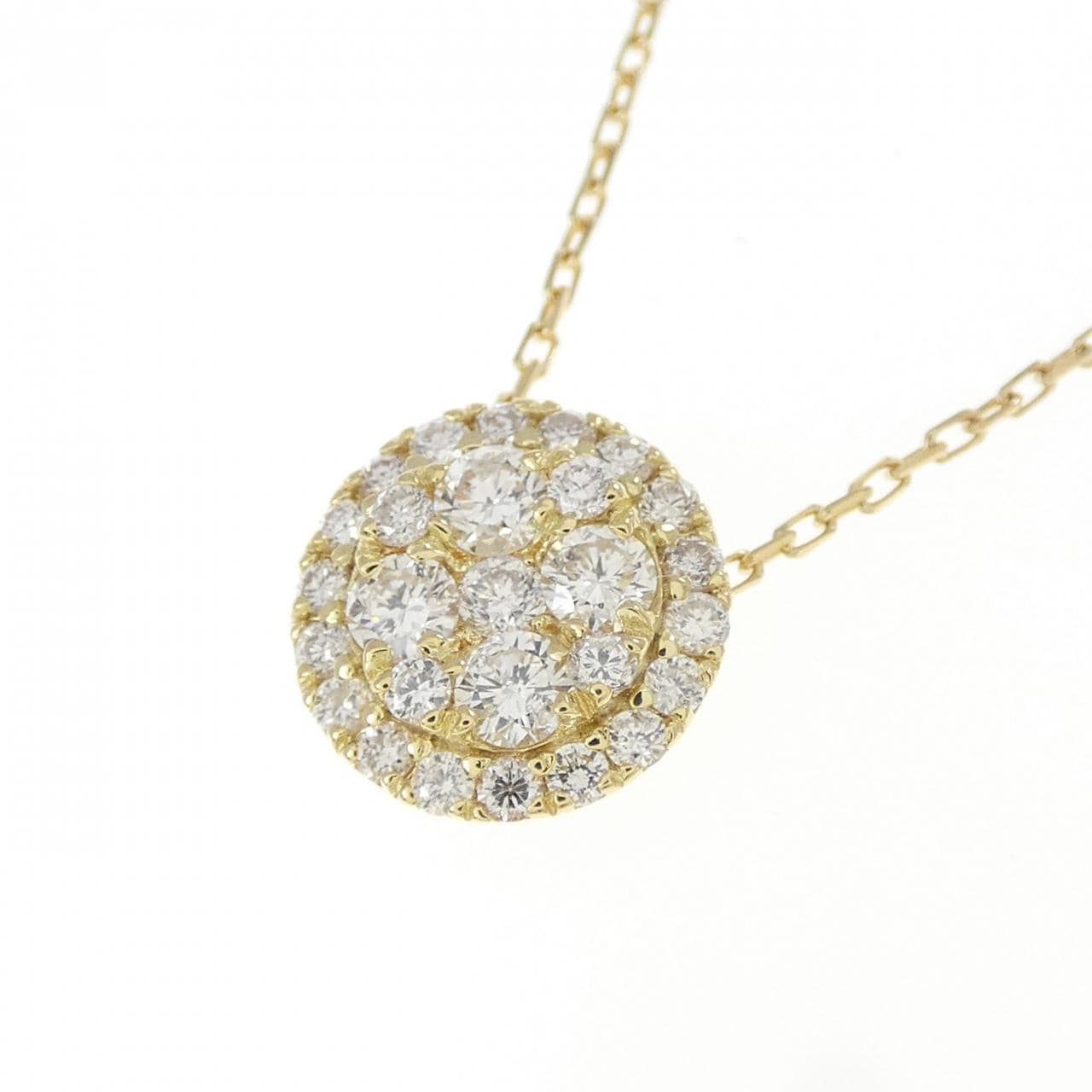 K18YG ダイヤモンド ネックレス 0.50CT