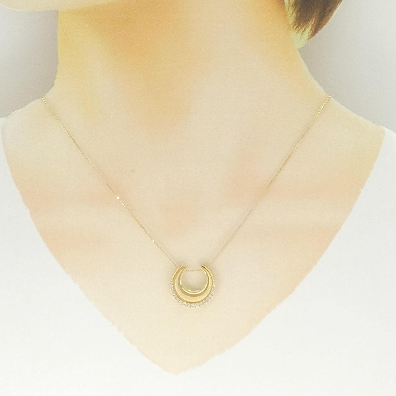 ジーエスティービー ダイヤモンド ネックレス 0.25CT