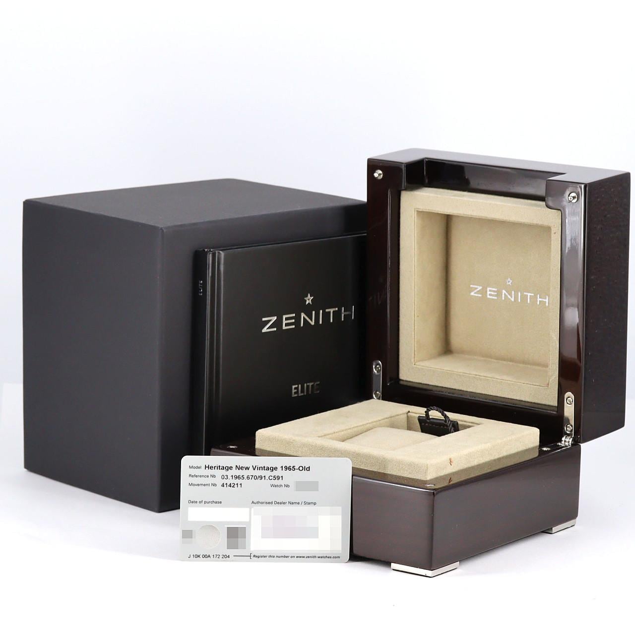 ゼニス ニューヴィンテージ1965 03.1965.670/91.C591 SS 自動巻