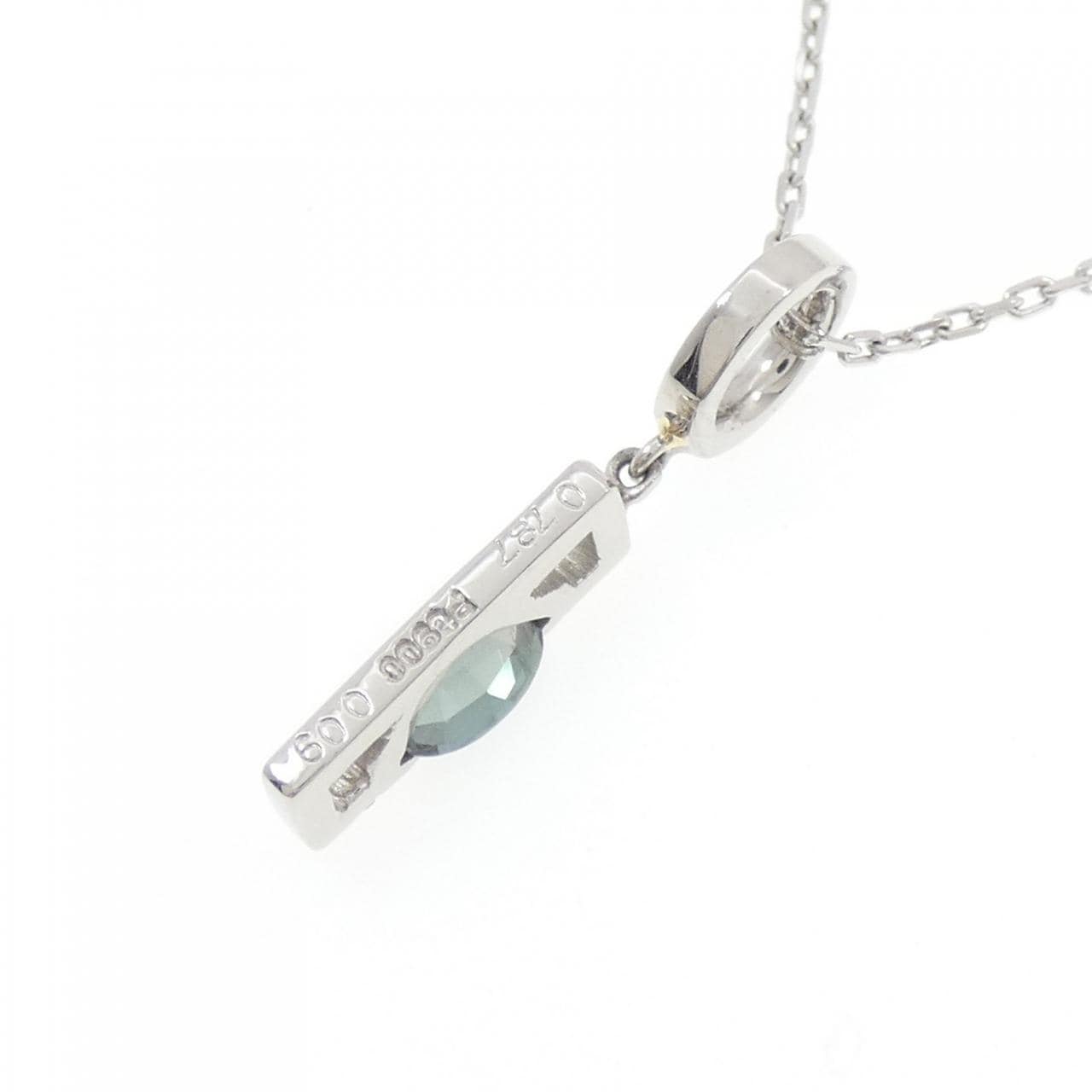 PT900/PT850 アレキサンドライト ネックレス 0.787CT