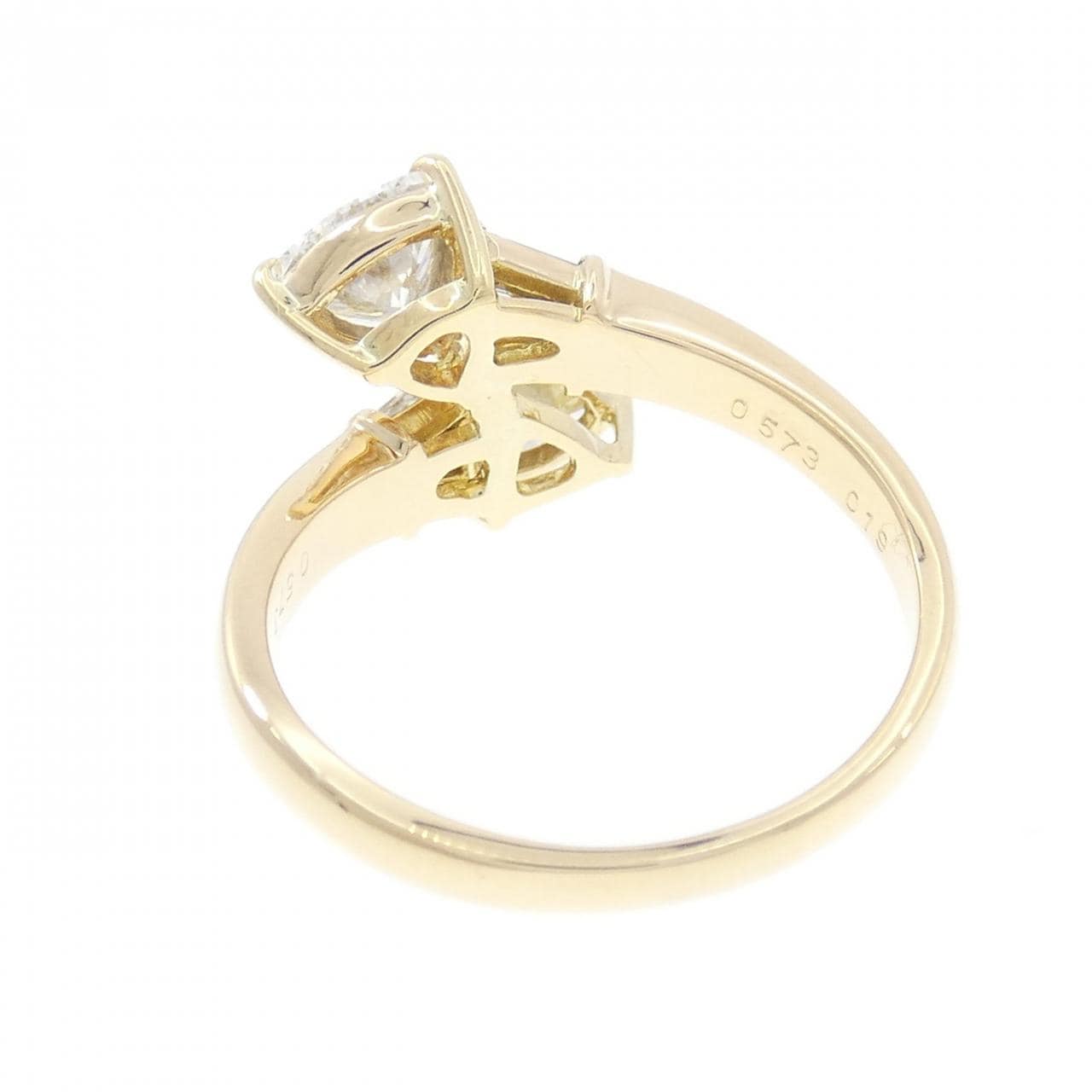 K18YG ダイヤモンド リング 1.146CT