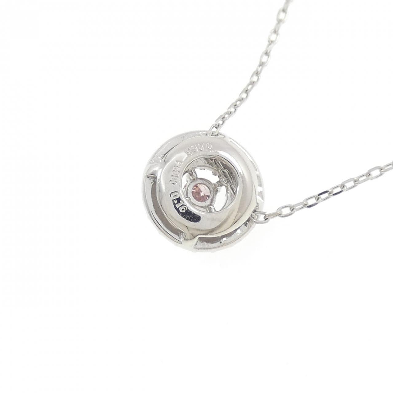 PT900/PT850 ダイヤモンド ネックレス 0.063CT FP I1