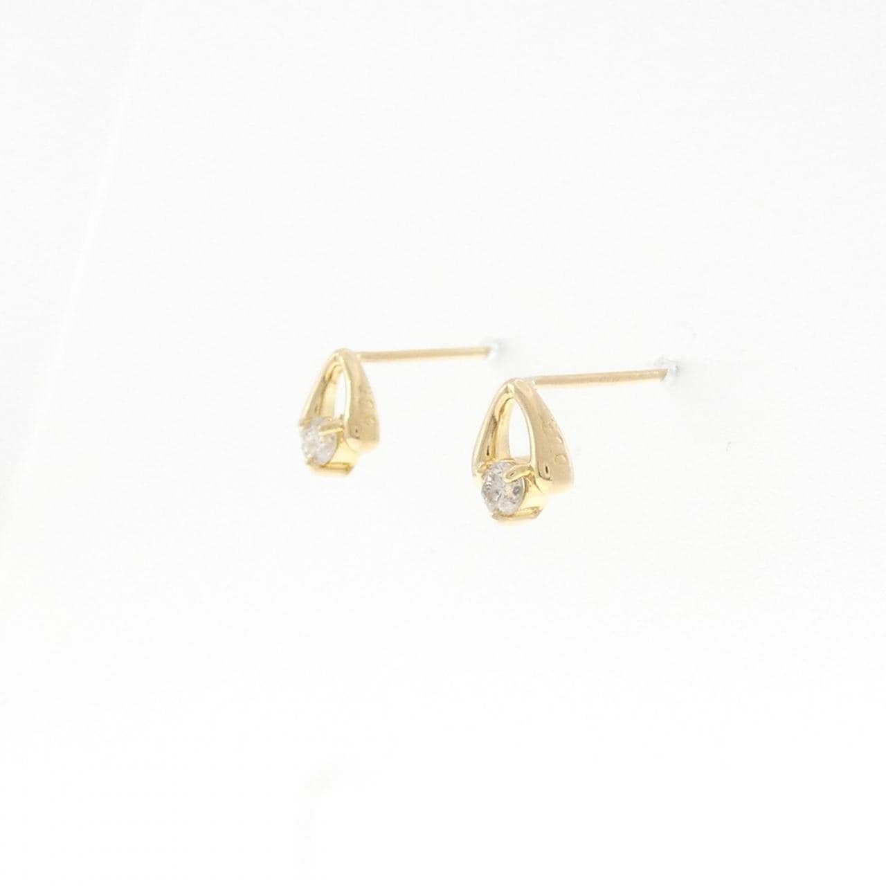 K18YG ダイヤモンド ピアス 0.10CT