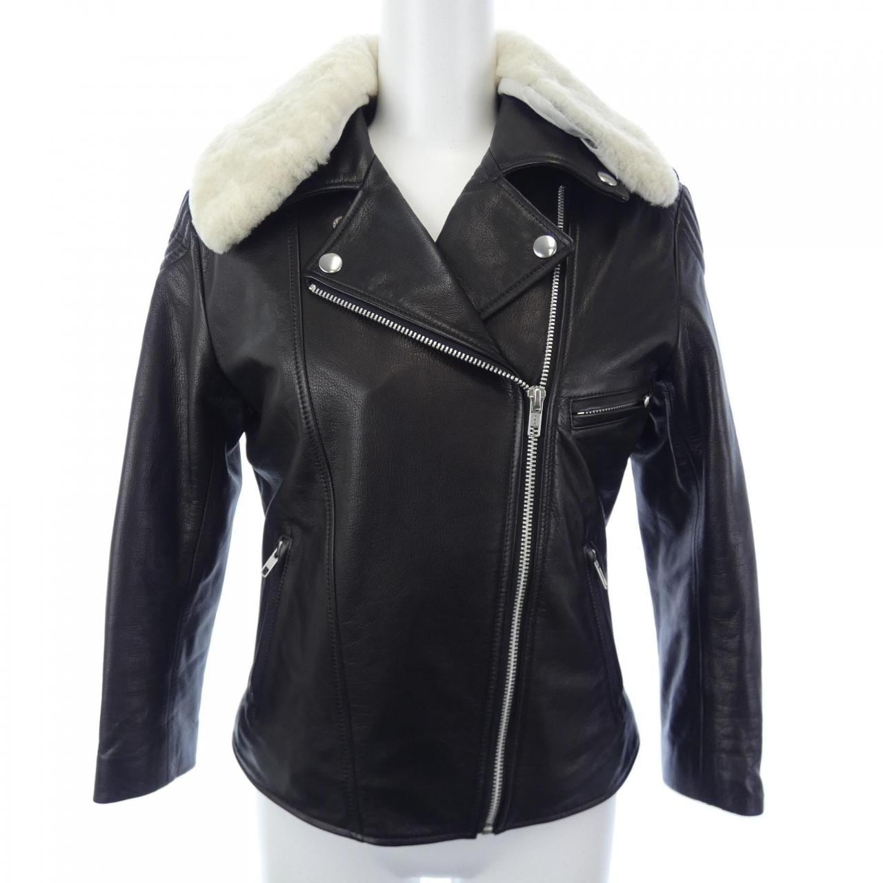 CHARLES ANASTASE Leather Riders Jacket