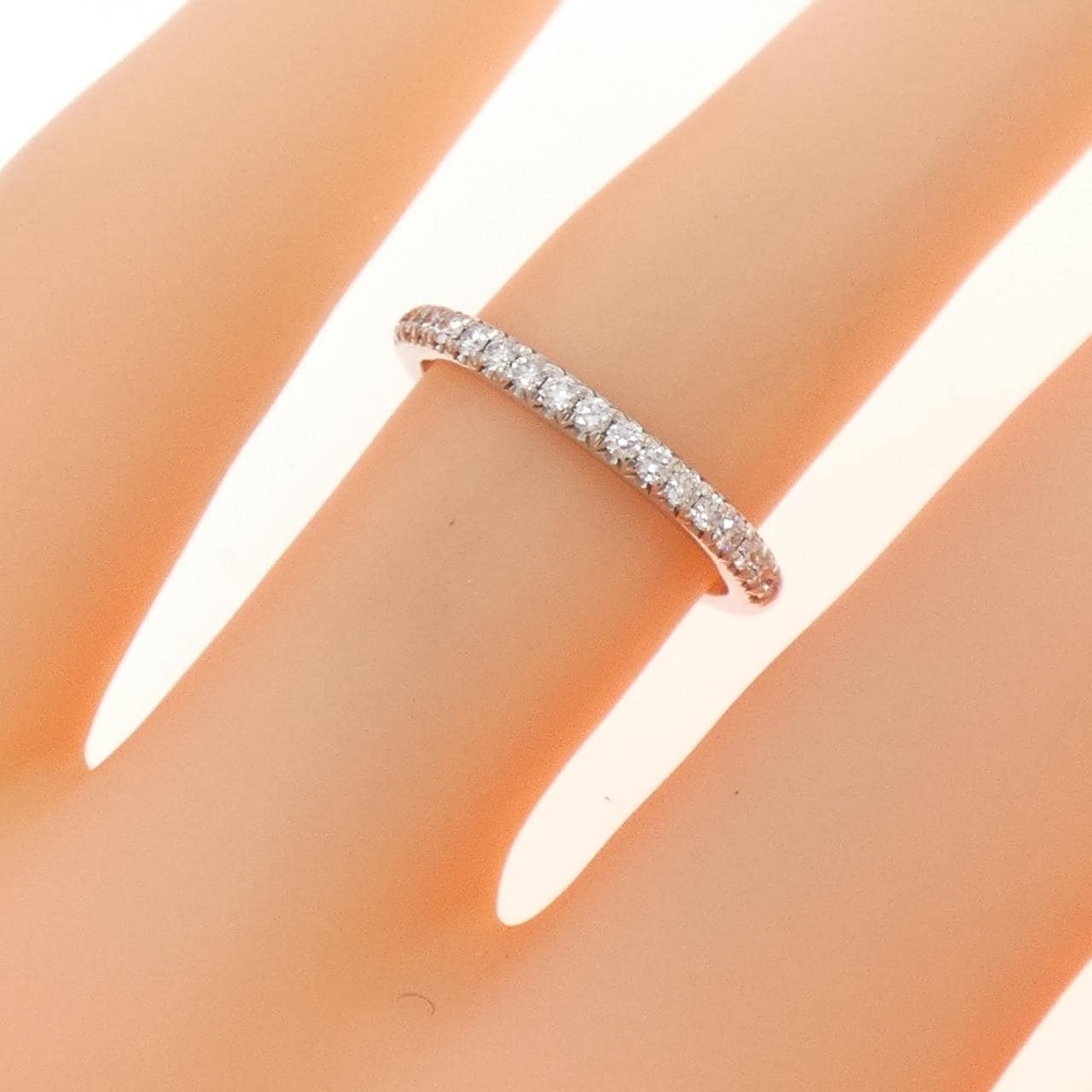 ティファニー ソレスト ハーフサークル リング