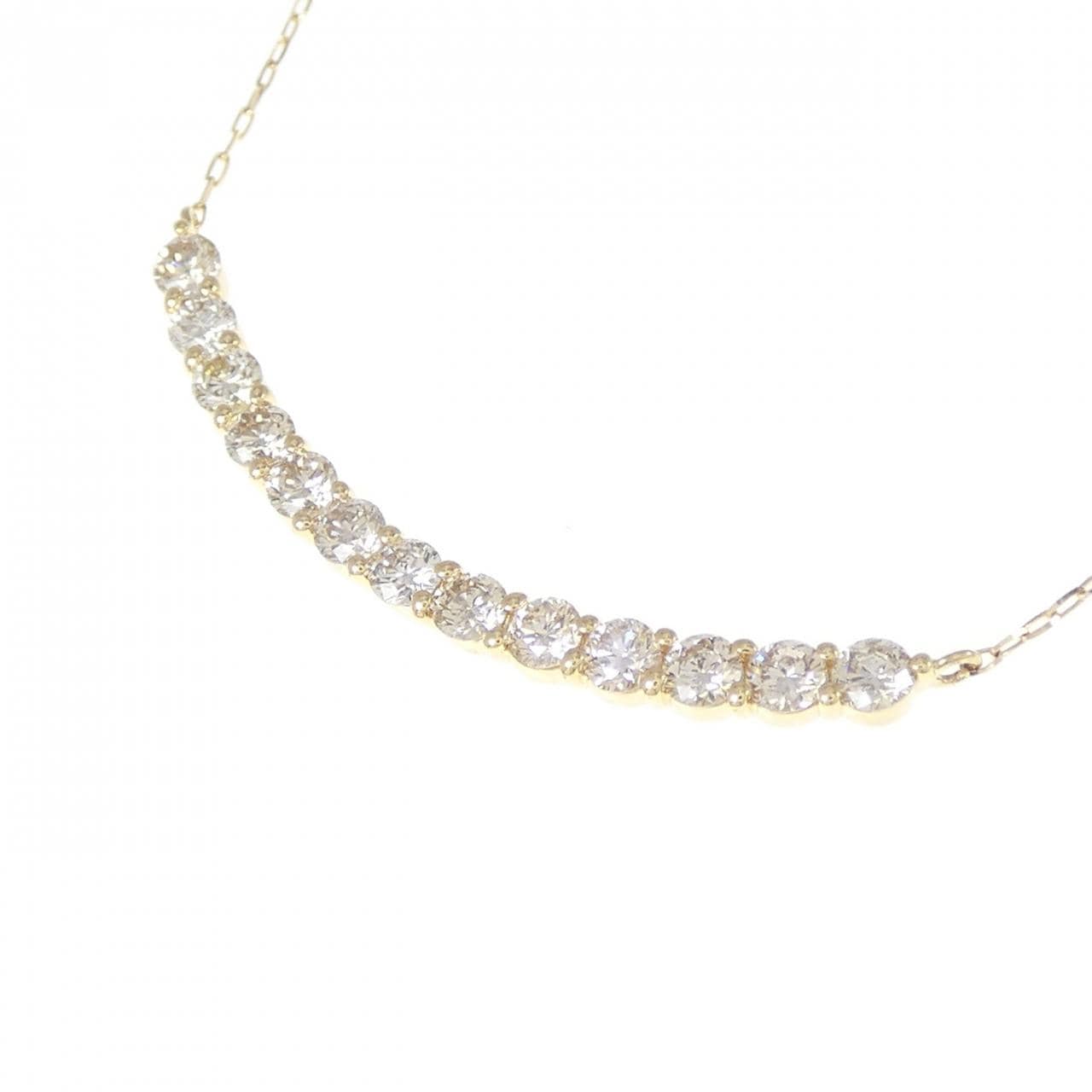 【新品】K18YG ダイヤモンド ネックレス 0.50CT