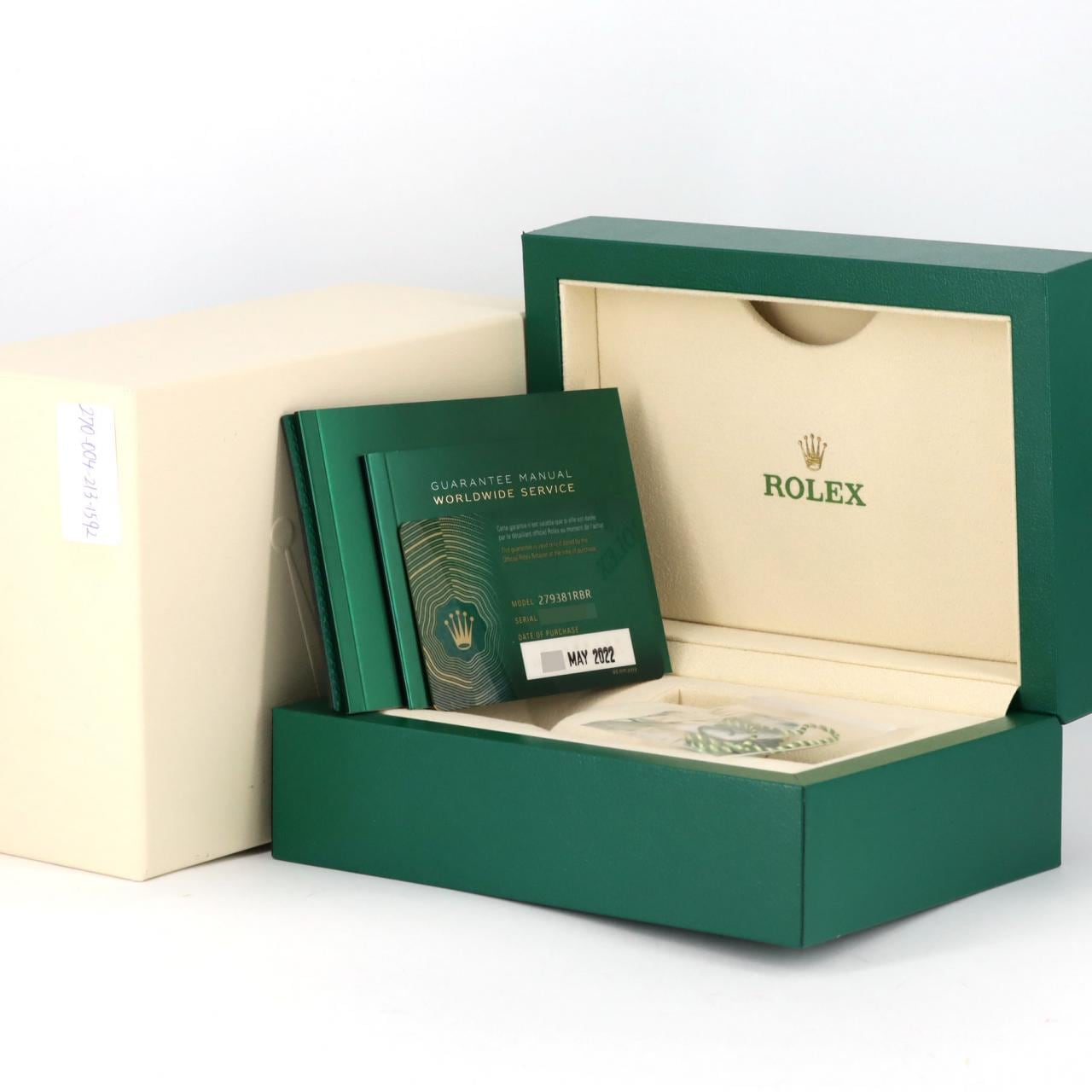 ロレックス デイトジャスト 279381RBR SSxPG 自動巻 ランダム番