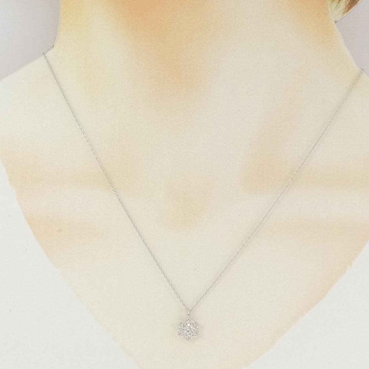 PT900/PT850 ダイヤモンド ネックレス 0.31CT
