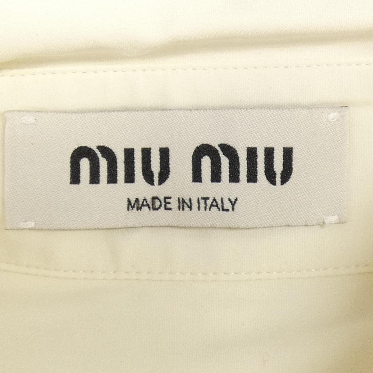 ミュウミュウ MIU MIU MIU MIU ロゴ MK1694 SOOO 10RG シャツ