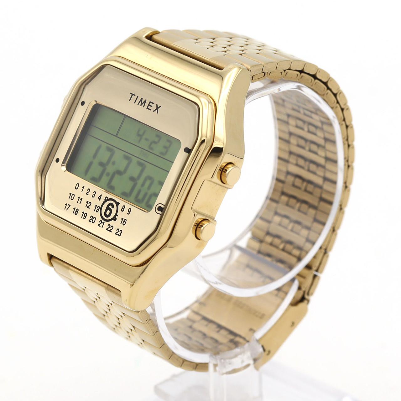 タイメックス T80 エムエム6メゾンマルジェラxTIMEX ゴールド S33YW0002/M10062/GOLD SS クォーツ