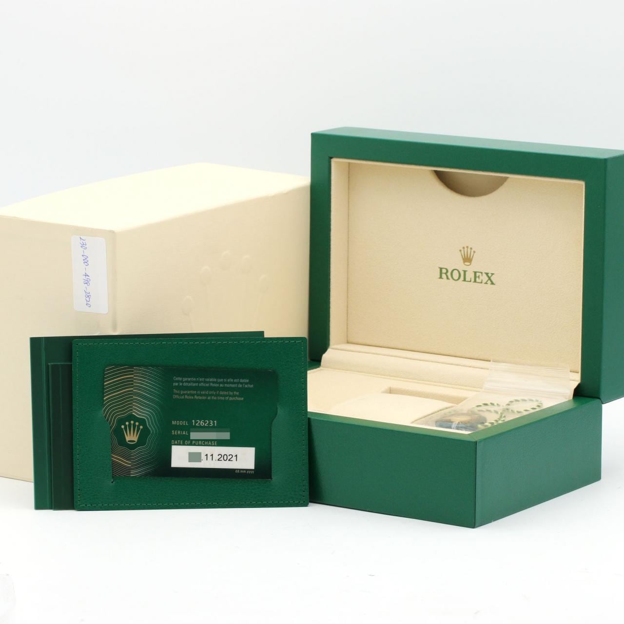 ロレックス デイトジャスト 126231･3 SSxPG 自動巻 ランダム番