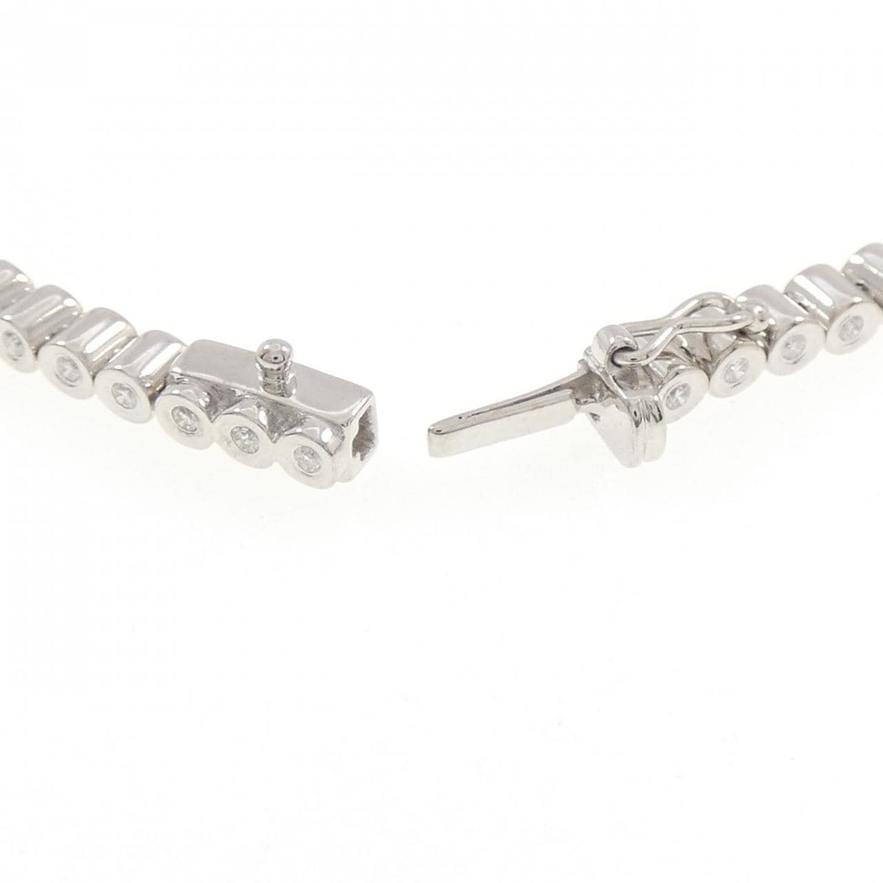K18WG ダイヤモンド ブレスレット 0.54CT