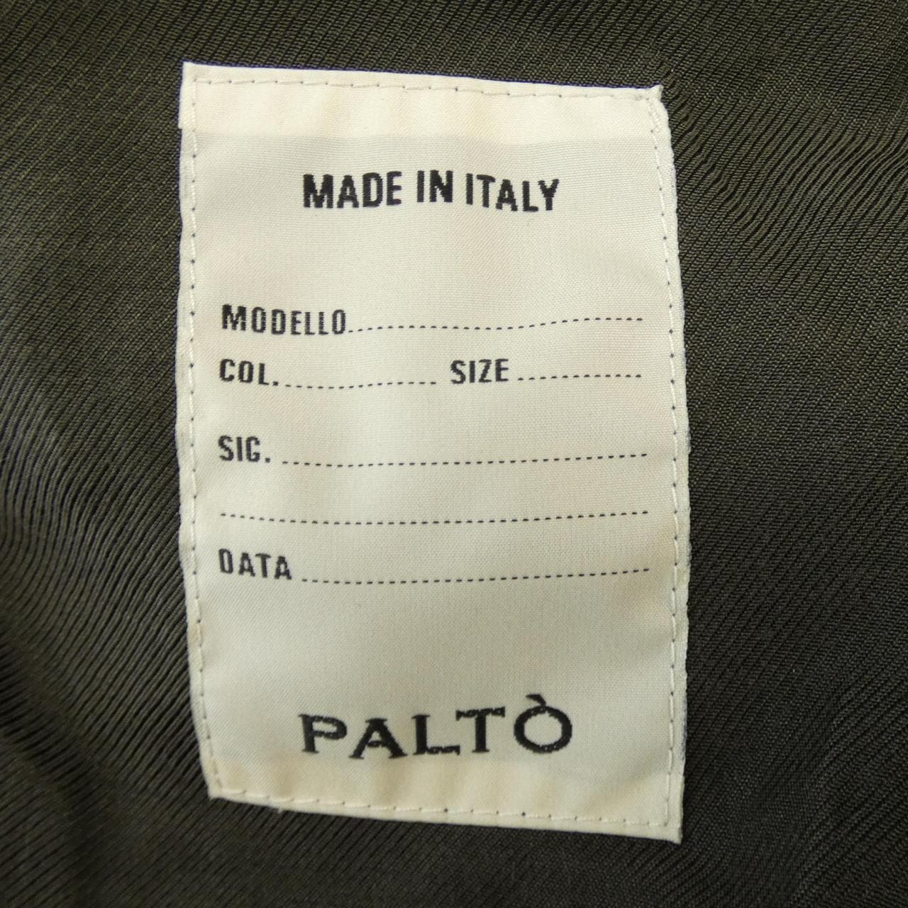 パルト PALTO コート