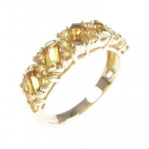 K18YG サファイヤ リング 1.20CT  拡散処理未検査