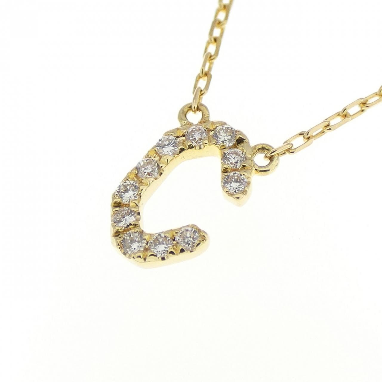 AHKAH Initial Diamond Necklace 0.05CT