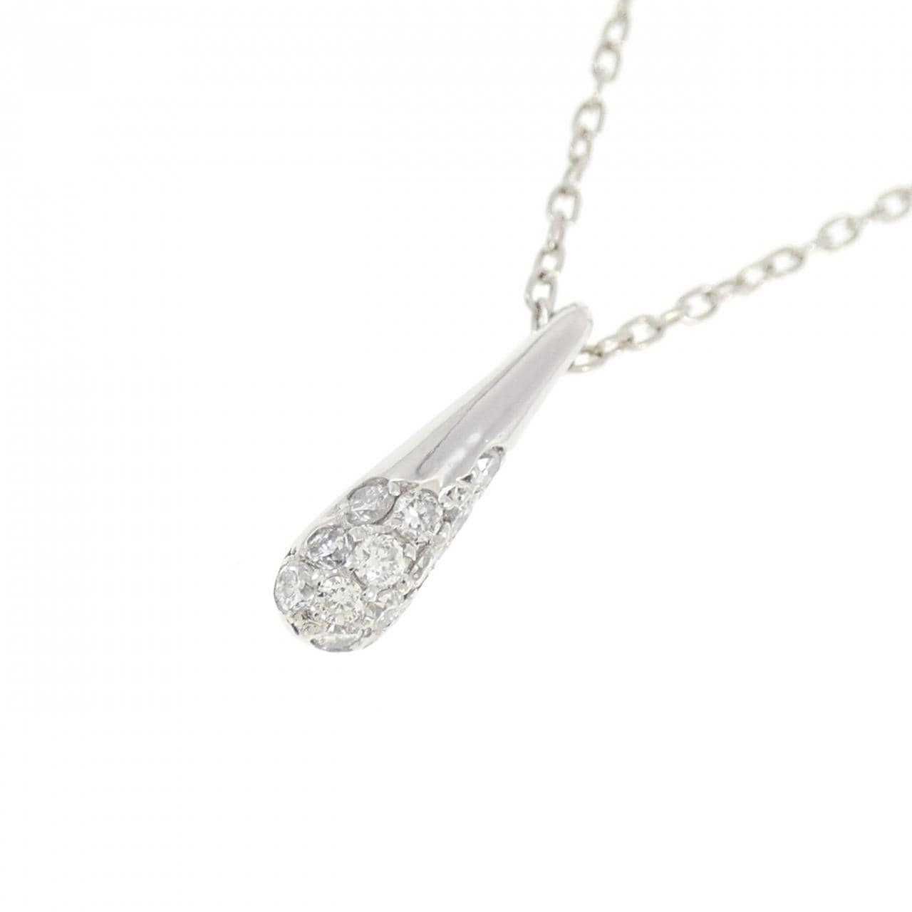 PT950/PT850 ダイヤモンド ネックレス 0.10CT