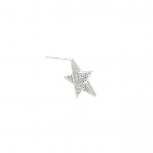 ビジュードエム スター ダイヤモンド ピアス 0.11CT 片耳