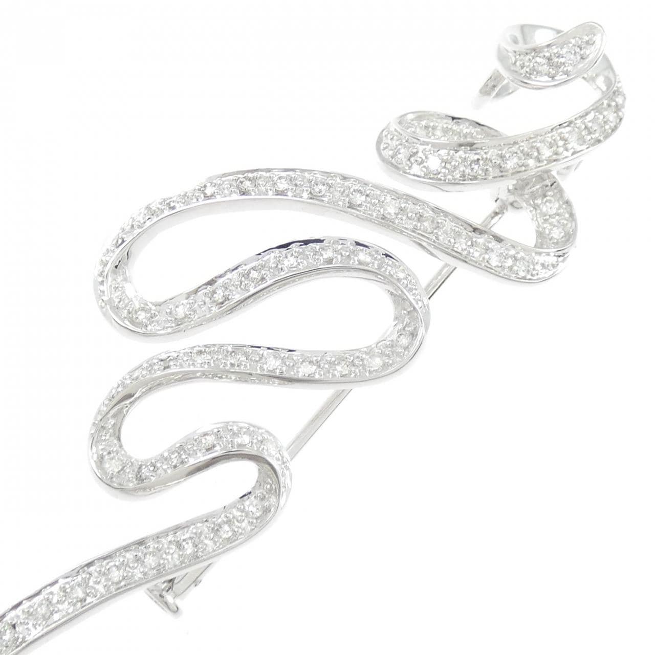 750WG钻石胸针 0.51克拉