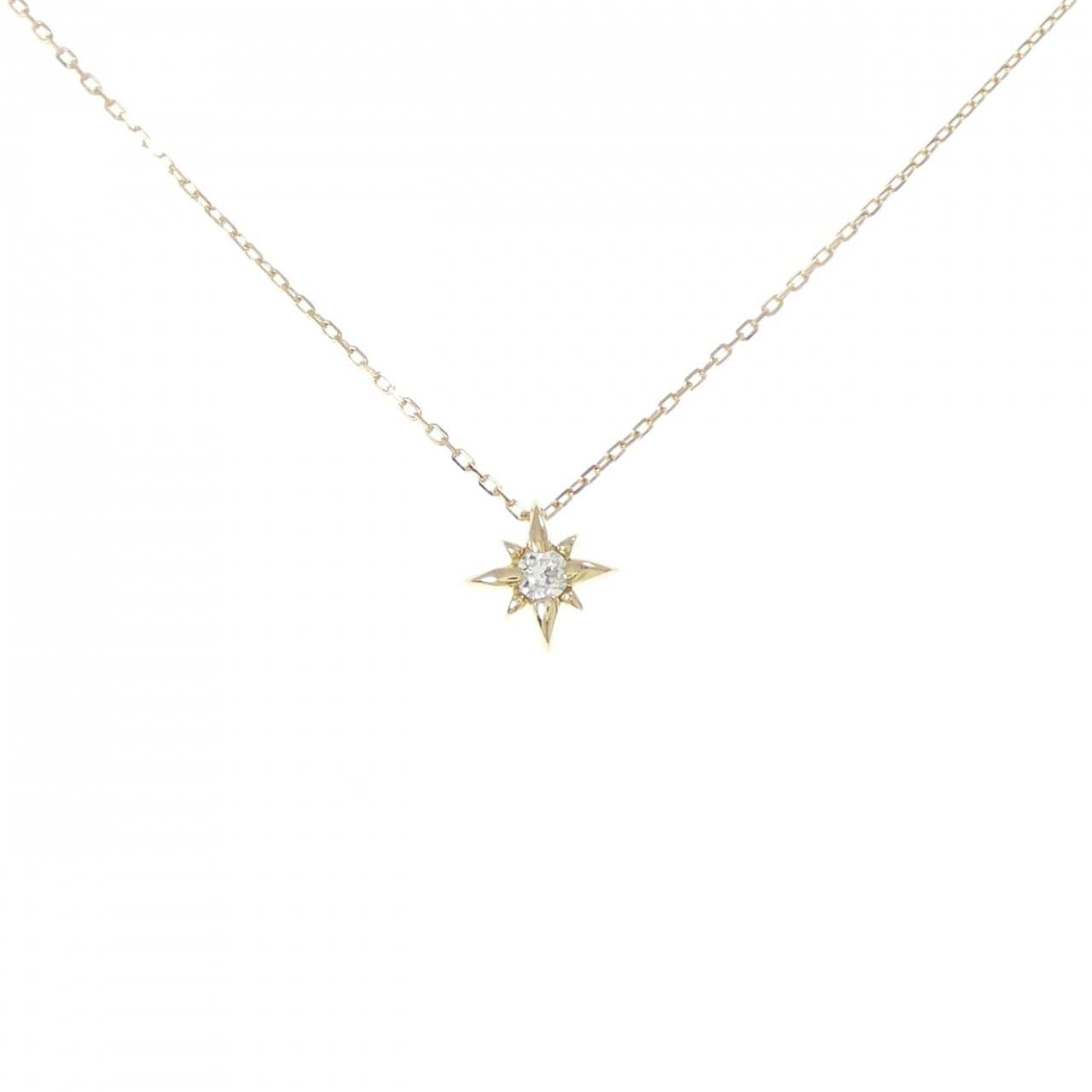 K18YG ダイヤモンド ネックレス 0.04CT