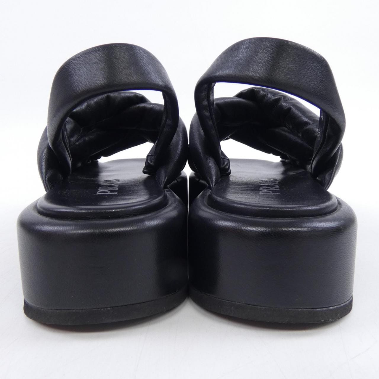 プラダ PRADA 1XZ747 フラットフォーム サンダル