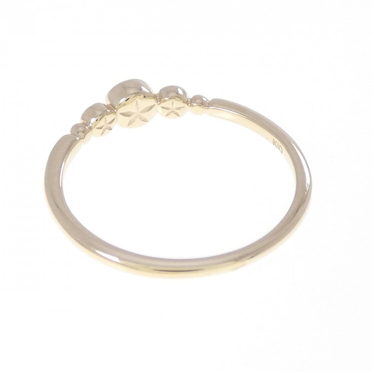 K10YG ダイヤモンド リング 0.05CT