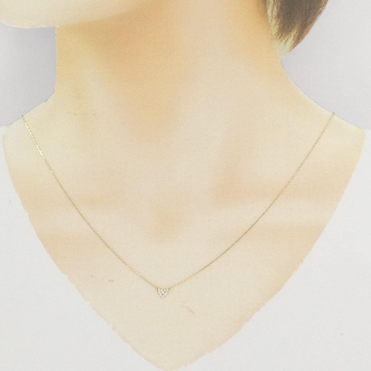 AHKAH米粒钻项链0.05CT