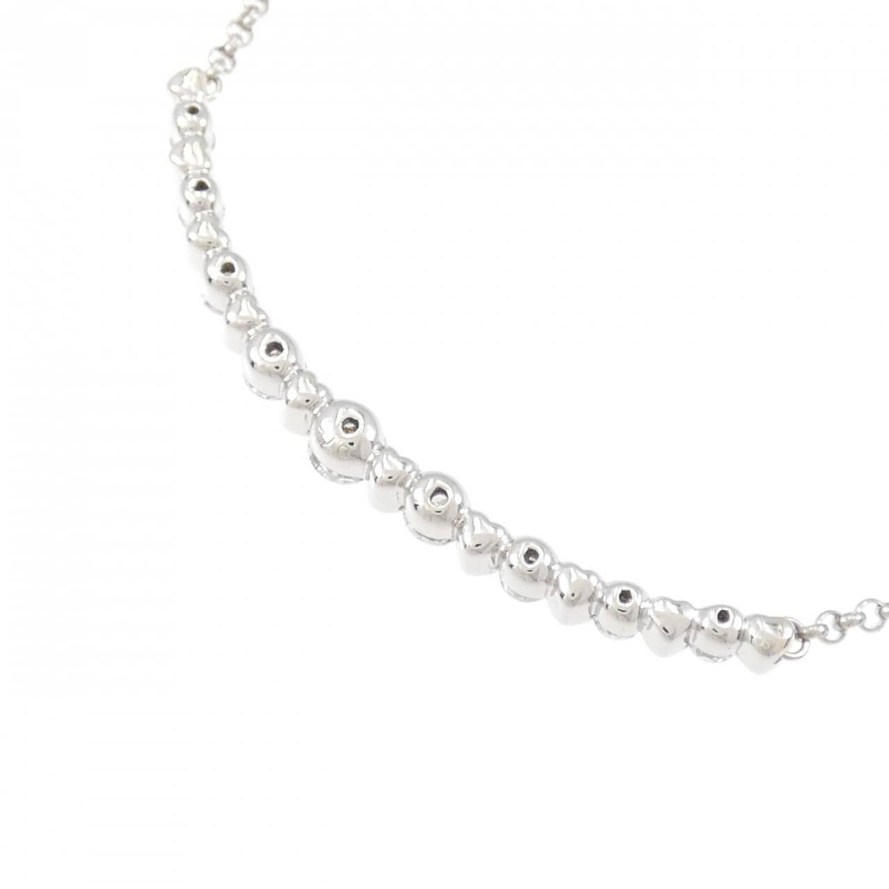 PT900/PT850 ダイヤモンド ネックレス 0.72CT