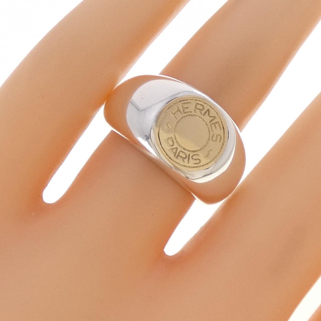 【ヴィンテージ】エルメス クル ド セル リング