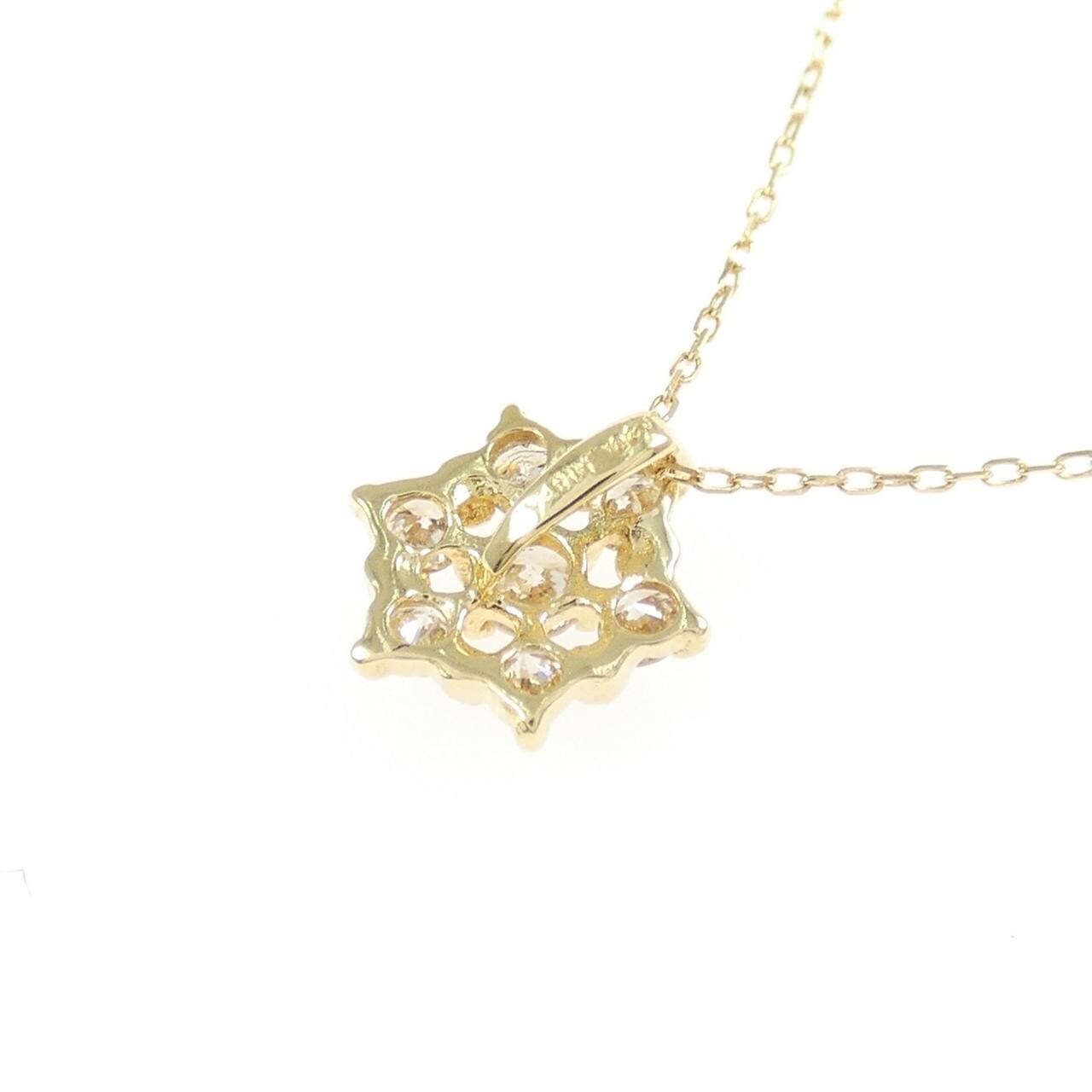 K18YG ダイヤモンド ネックレス 0.20CT