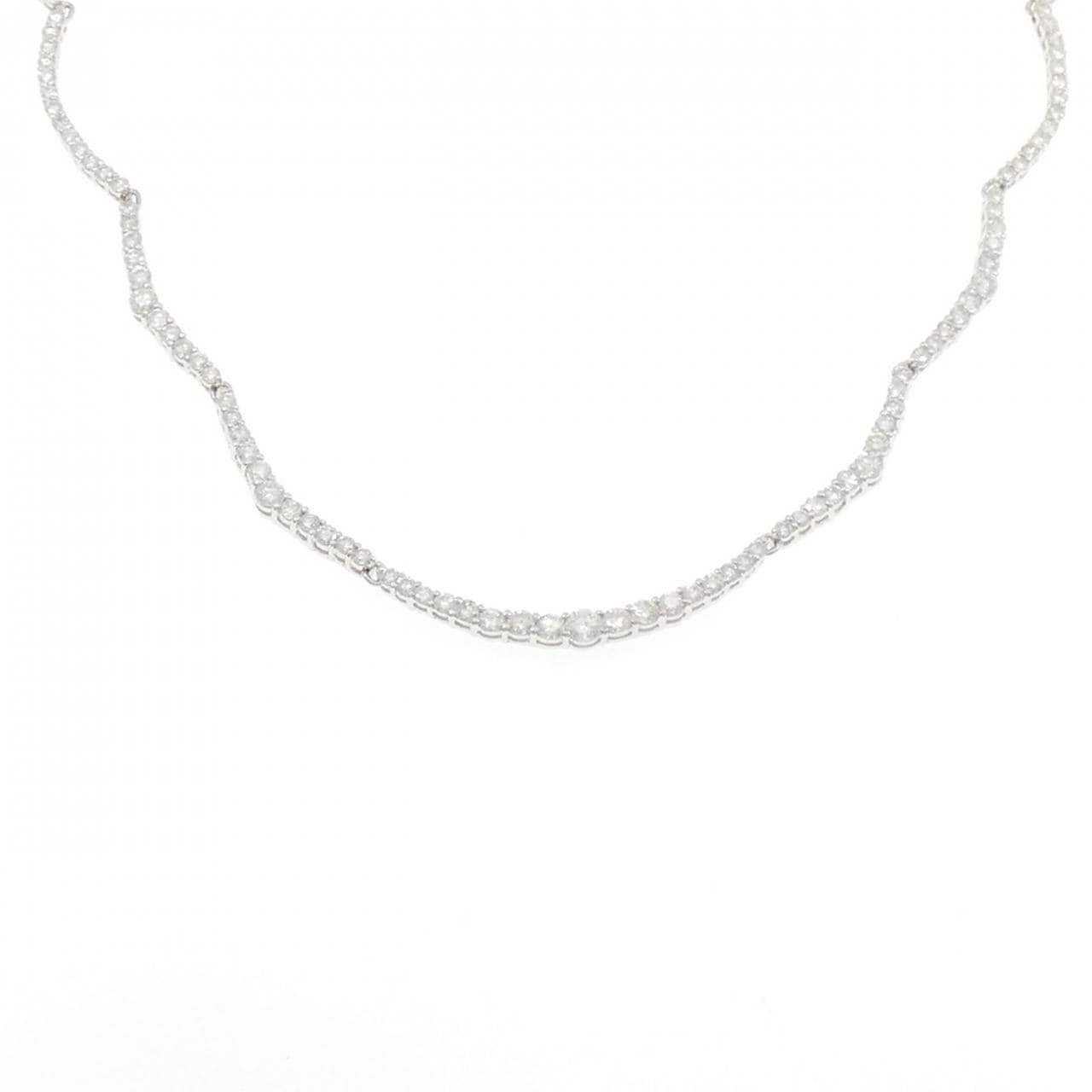 PT850 ダイヤモンド ネックレス 5.00CT