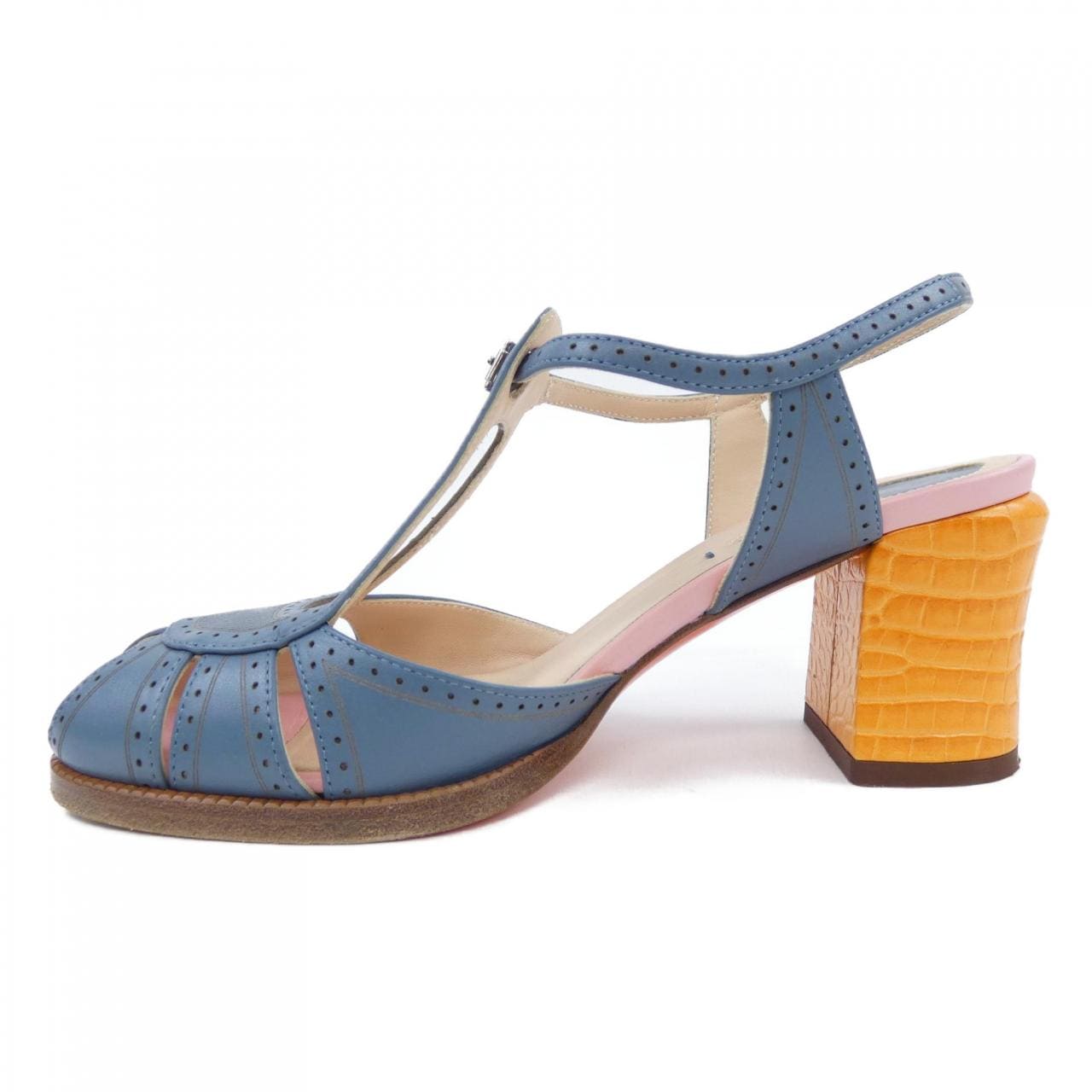 フェンディ FENDI CHAMELON BLOCK H SANDAL サンダル