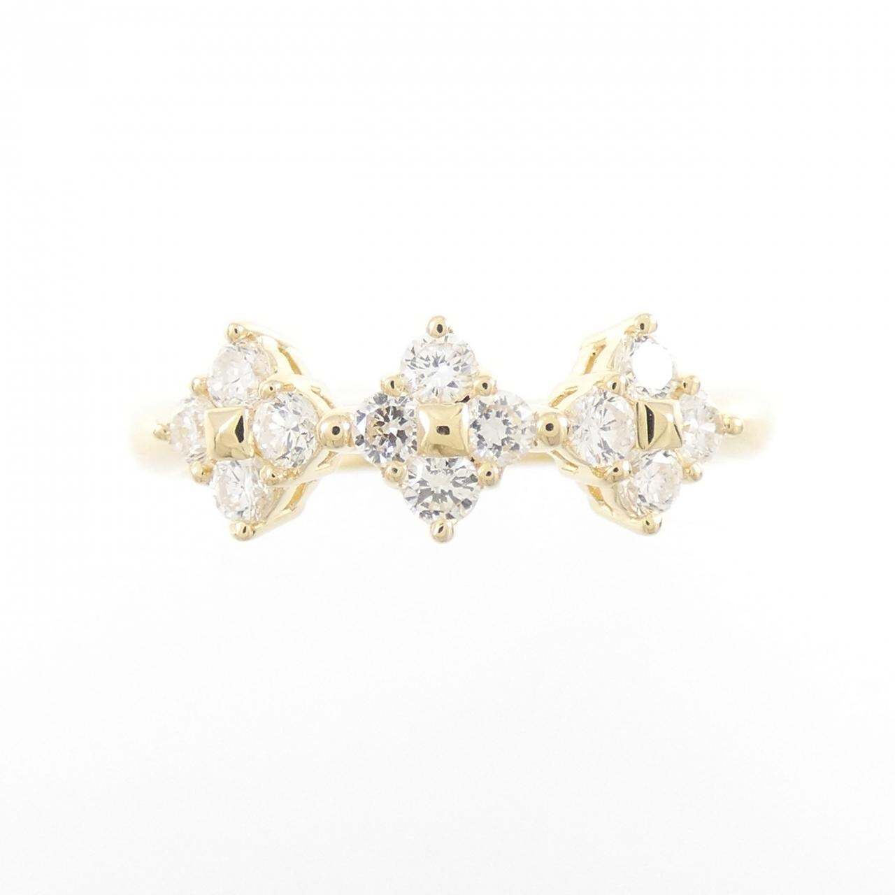 750YG Diamond ring