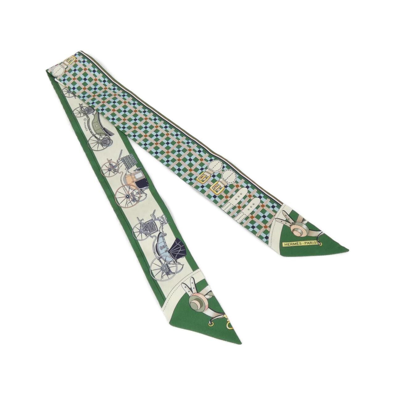 【未使用品】エルメス LES VOITURES NOUVELLES ツイリー 064108S スカーフ