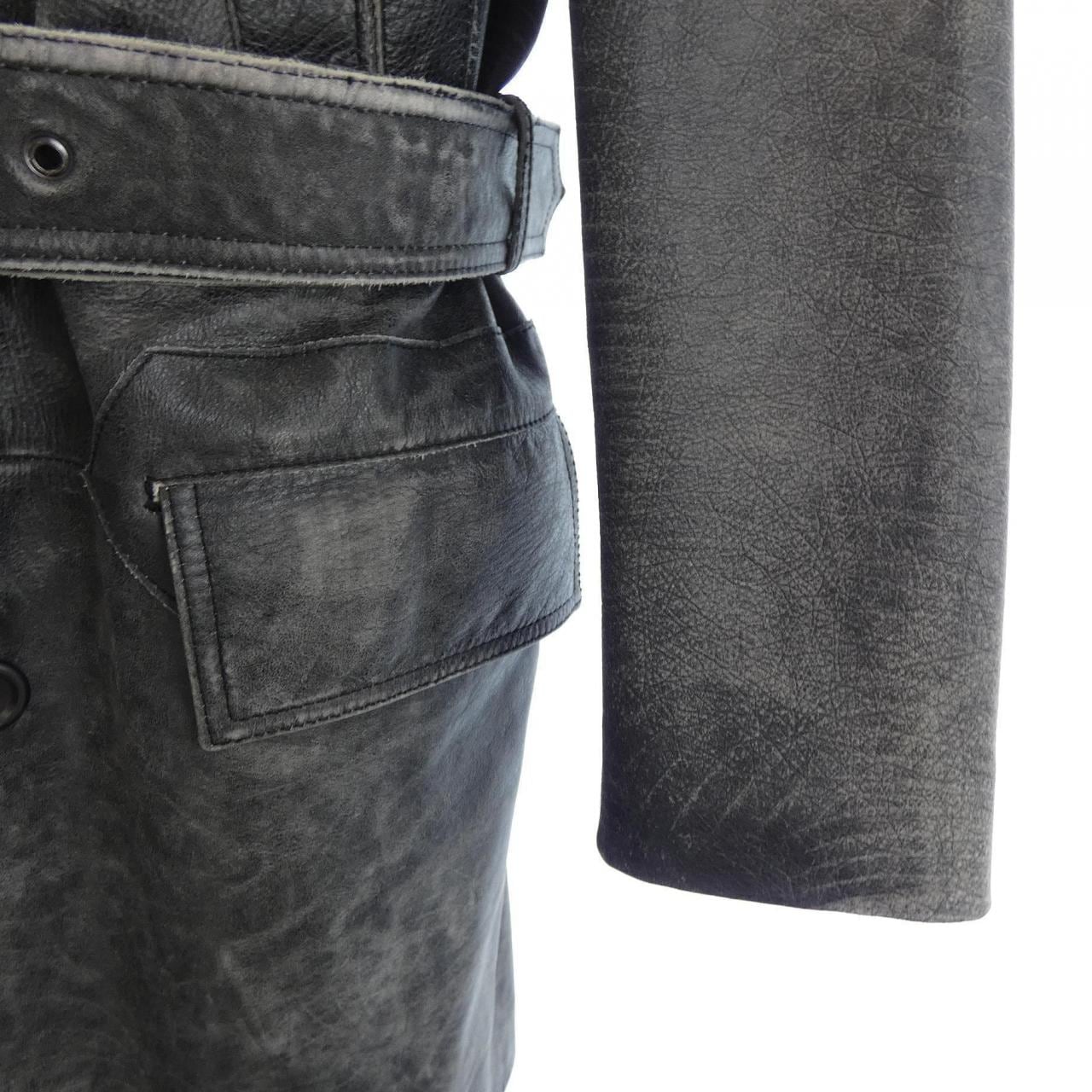 ドルチェアンドガッバーナ DOLCE&GABBANA G0309L/FULPP レザーコート