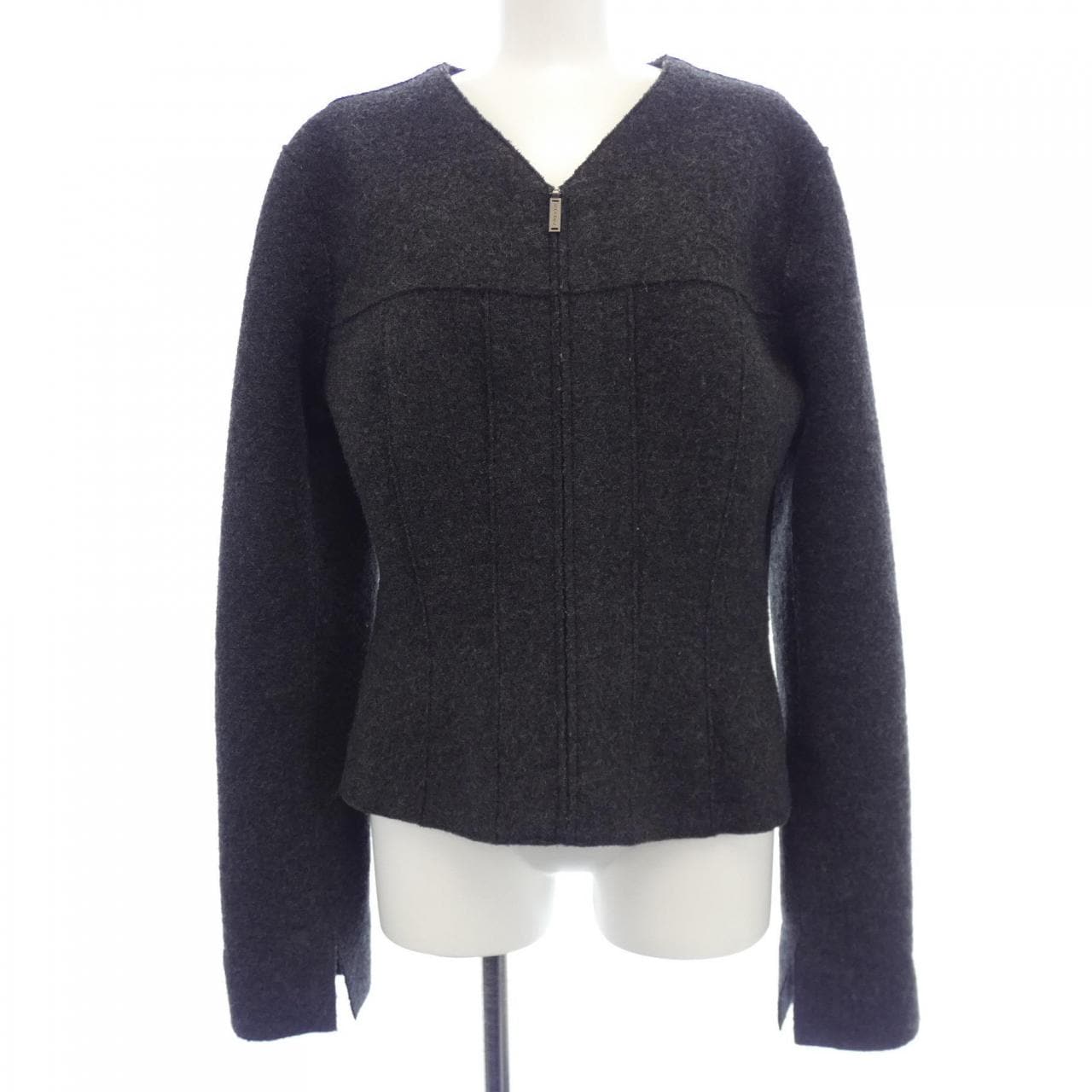 [vintage] CHANEL collarless jacket