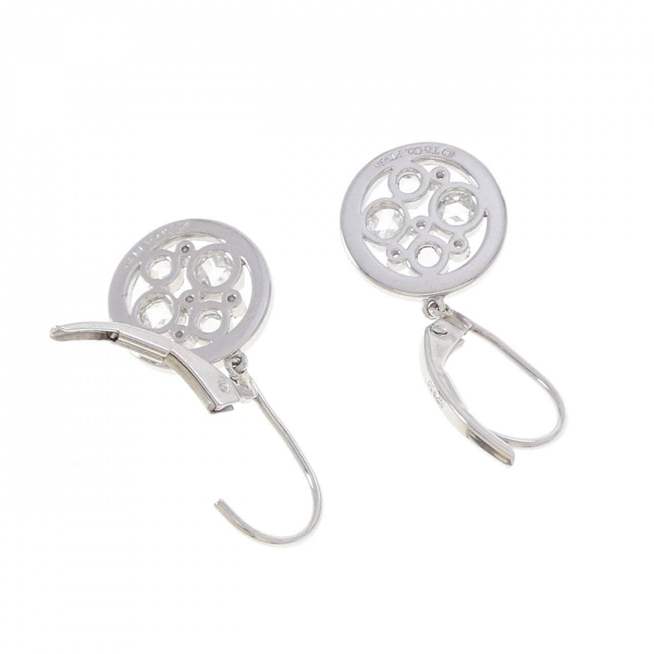 ティファニー コブルストーン ラウンド ピアス